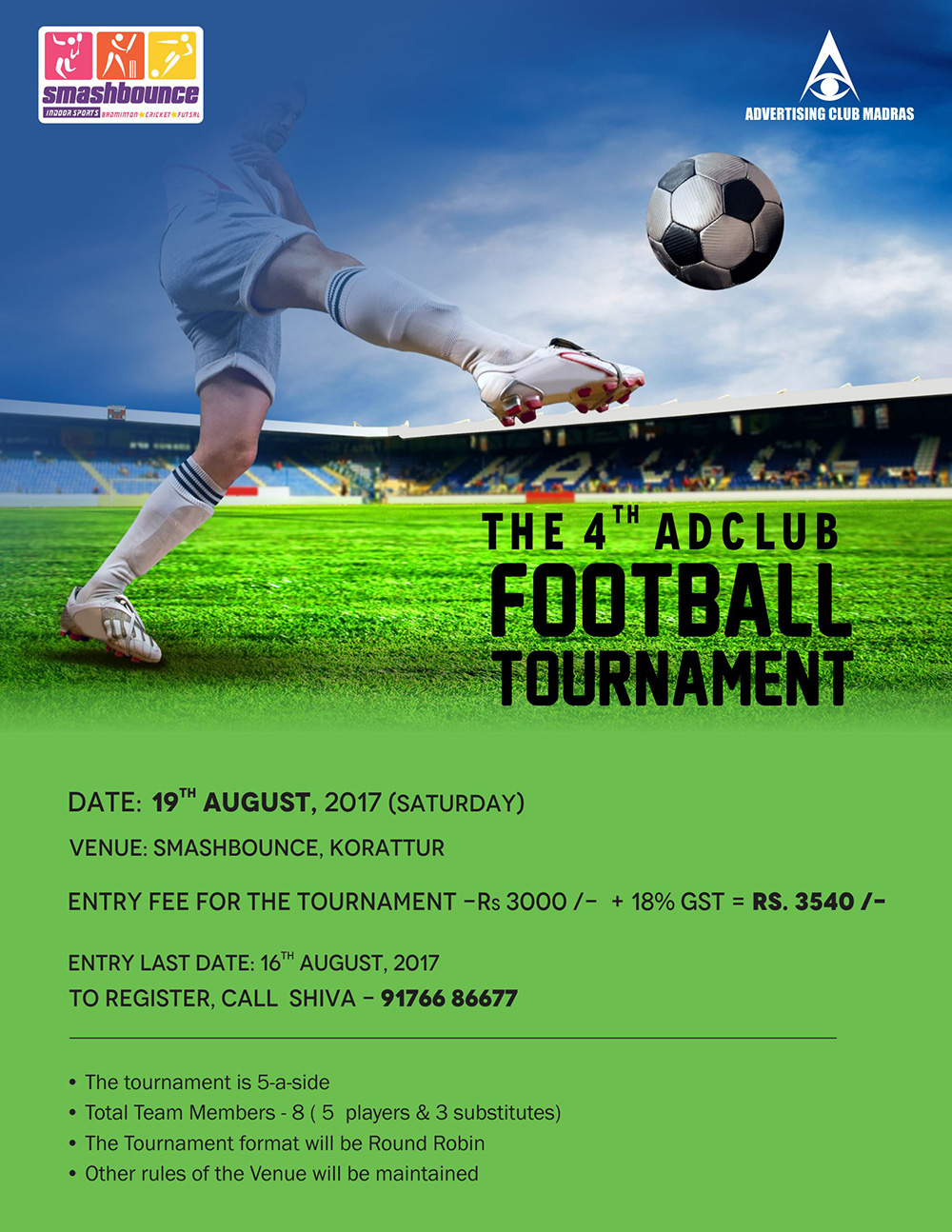 The 4th Ad Club Football Tournament 2017