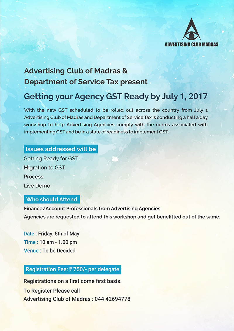 Getting Your Agency GST Ready By July 1, 2017